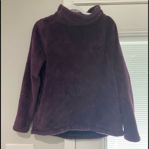 LOFT large purple cozy sweater
